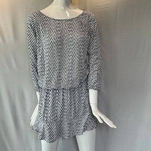 Joie Navy & White dress